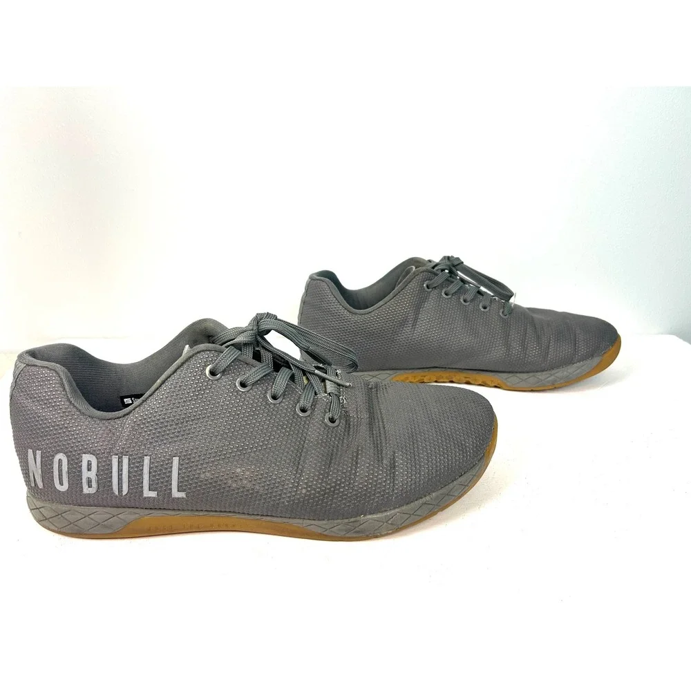 NOBULL Trainers Dark Grey Gum Sole‎ CrossFit Training Sneakers Men's US 13